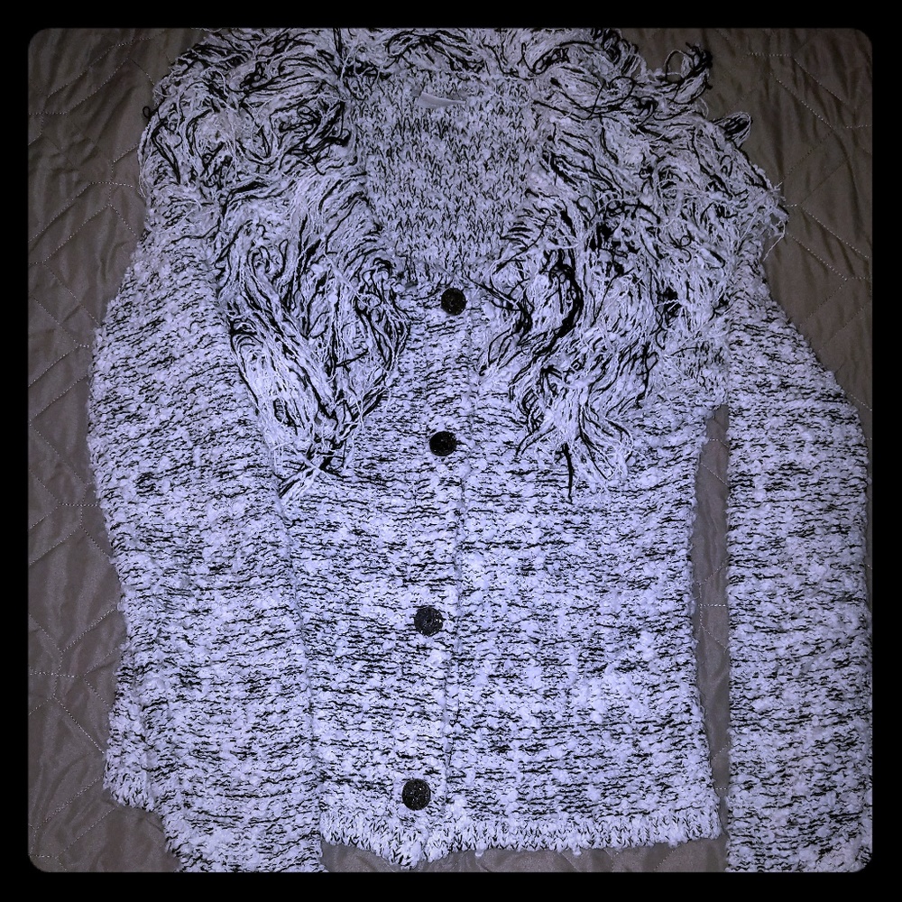 Black and white ZiZi sweater